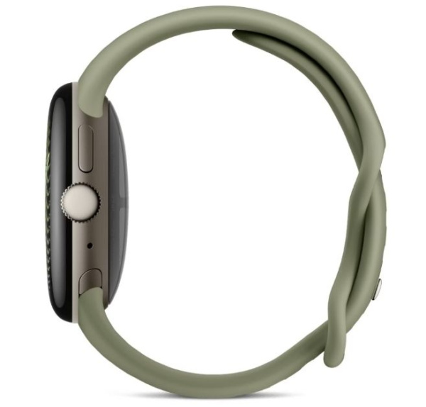 умные часы google pixel watch 5 41mm wi-fi зеленый (satin pyrite/olive)